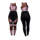 Tulle Detail Legging Set + Padded Top 10577/10657