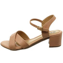 Women's thick heel sandal low heel sandal