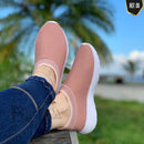 Tênis meia Feminino Confortável Sem Cadarço academia caminhada treino casual