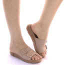 Women's Slipper Orthopedic Clog Soft Spur Comfort With Buckle Birk Via Angel 56.02