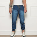 Calça Jogger Jeans Com Elástico Masculino
