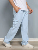 Calça Balão Jeans Casual