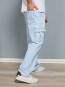 Calça Balão Jeans Casual