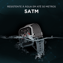 Smartwatch Technos Connect MAX Prata e Preto
