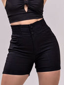 Bermuda Jeans afina cintura