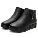 Bota Casual de Inverno de Couro - Melinna