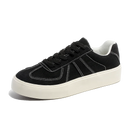 Tênis Casual com Detalhes em Couro