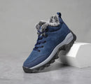 Bota de Couro Inverno Forrada Lã Windbreaker