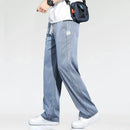 Calça Jeans Casual de Tecido Lyocell