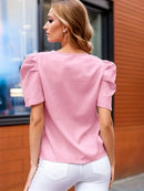 Blusa Feminina Rosa Eleganza