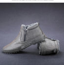 Botinha de Couro Inverno Forrada Casual Warm