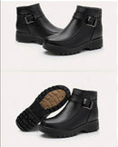 Bota de Couro Inverno Acolchoada a Prova D'água - Essential