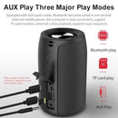 ZEALOT S32 Portable Wireless Speaker Subwoofer Stereo Waterproof Powerful Column Outdoor Speakers Boom Box TF Card & AUX Audio