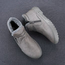 Botinha de Couro Inverno Forrada Casual Warm