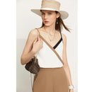 Blusa de Alça Elegance Bege