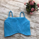 Cropped Gringa with detail in the middle and ties at the back Fashion 2023 111