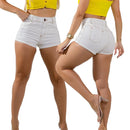 Bermuda Jeans Mom Feminina High Waist Shorts Half Thigh