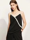 Blusa de Alça Elegance Preta