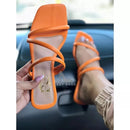Women's Flat Slipper with Straps Launch (REF 3380)