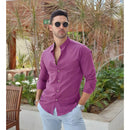 Camisa Social Masculina Gola Padre Linho 100% Algodão Qualidade Lavize Dress Reveillon