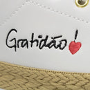 Tênis feminino dia a dia caminhada trabalho barato casual promoção Estilo Mulher Gratidão