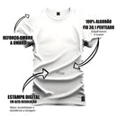 Camiseta Estampada Confortável Caveira Black