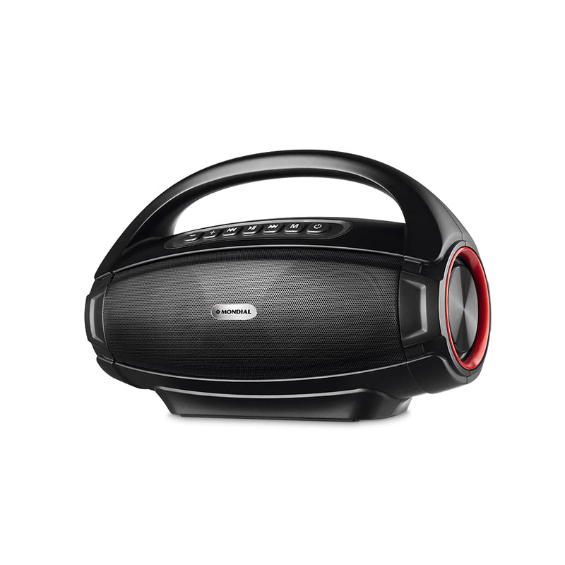 Mondial Monster Sound II SK-07 Bivolt 60W RMS Portable Speaker Speaker with Bluetooth Various Inputs Black/Red