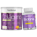 Kit Colágeno Verisol Com Ácido Hialurônico Premium + Biotina Nutrilibrium