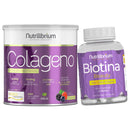 Kit Colágeno Verisol Com Ácido Hialurônico Premium + Biotina Nutrilibrium