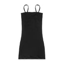 Short Black Strap Dress - Liso Suplex