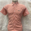 Men's Short Sleeve Beach Social Slim Hawaiian Cheap Shirt, Fabric and Viscose