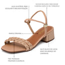 Women's Block Heel Sandal Comfortable Adjustable Heel Everyday