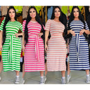 Anne Women's Midi Dress with Tie at the Waist Super Trend.
