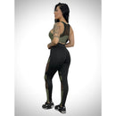 Tulle Detail Legging Set + Padded Top 10577/10657