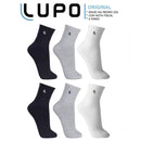Kit 6 Pares de Meias Lupo Sport Cano Médio – Ref. 3245 – Original