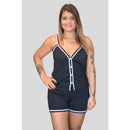 Pijama Baby Doll Amamentação Americano Cirurgico com botoes luxo Malha blogueirinha