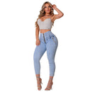 Rhero Compressor Jeans with Removable Pads slim waist