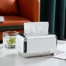 Caixa Porta Lenço Umedecido e Papel Cromado