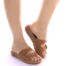 Women's Slipper Orthopedic Clog Soft Spur Comfort With Buckle Birk Via Angel 56.02