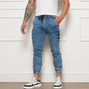 Calça Jogger Jeans Com Elástico Masculino