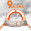 U9 Ultra Smart Watch Max 2 Series 9 Compass 2.2 Large Screen IP68 49mm Original GPS