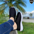 Tênis meia Feminino Confortável Sem Cadarço academia caminhada treino casual