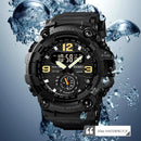 SKMEI 1637 Relógio De Pulso Militar Digital Estilo Vintage PU Band 50m