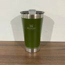 Copo Térmico Inox 473ml Com Tampa Preto e Colorido e Abridor ENVIO 24H