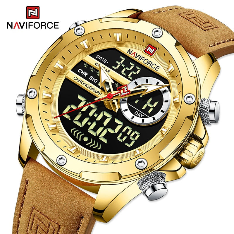 Relógio Naviforce For Dream Pulseira de Couro Original