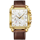 Relógio Masculino Quadrado Olevs Luxury Original