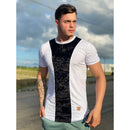 Camisa Longline masculina estampada, camisa oversized com estampa, camiseta Longline, blusa masculino