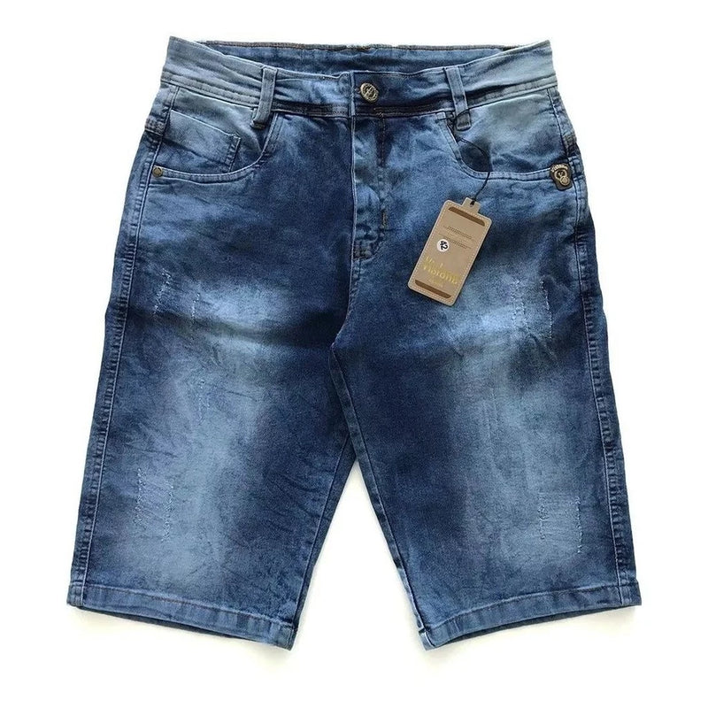 Bermuda Jeans Masculina Adulto – Estilo, Conforto e Versatilidade