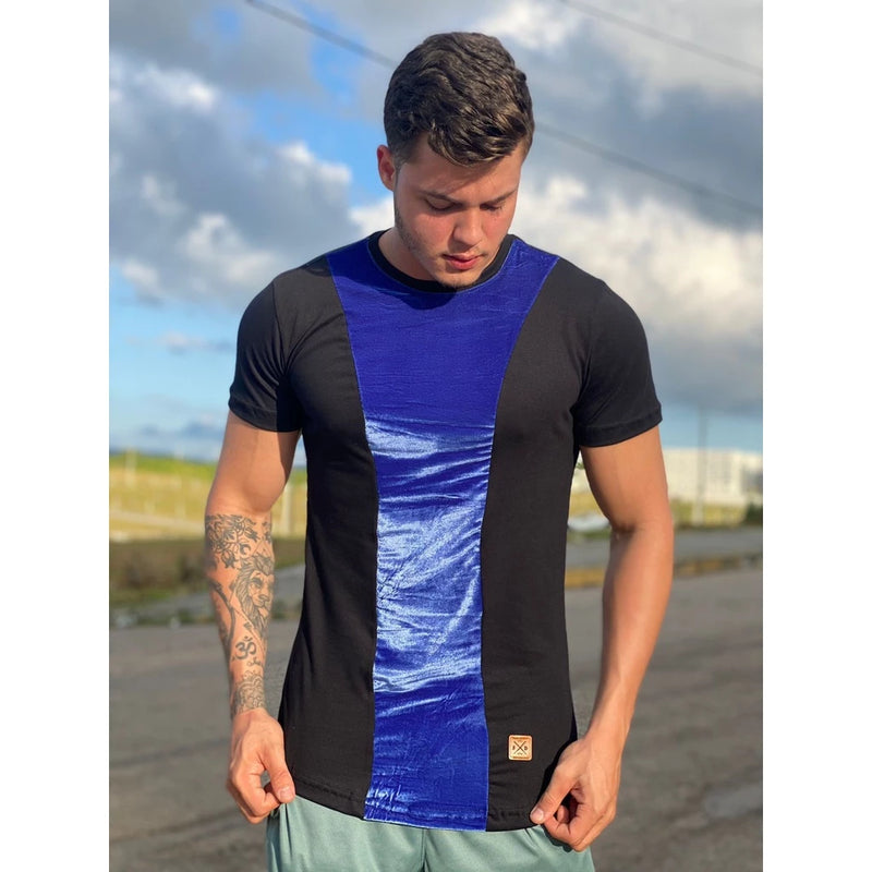 Camisa Longline masculina estampada, camisa oversized com estampa, camiseta Longline, blusa masculino