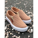 Sneakers Sneakers Women's Slip On Casual Zip Lightweight and comfortable immediate shipping